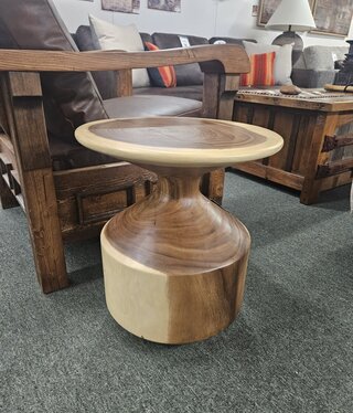 Uttermost Lynx Accent Table 18Diam x 20H