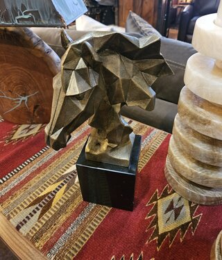 Uttermost Chiseled Horse Sculpture 7W x 6D x 13H