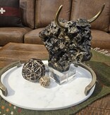 Uttermost Bison Bust Sculpture 11Wx8Dx13H