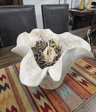 Uttermost Teak Flow Indoor/Outdoor Bowl 16Dia X 10H