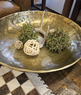 Uttermost Gold Mine Bowl 24Diam x 4H