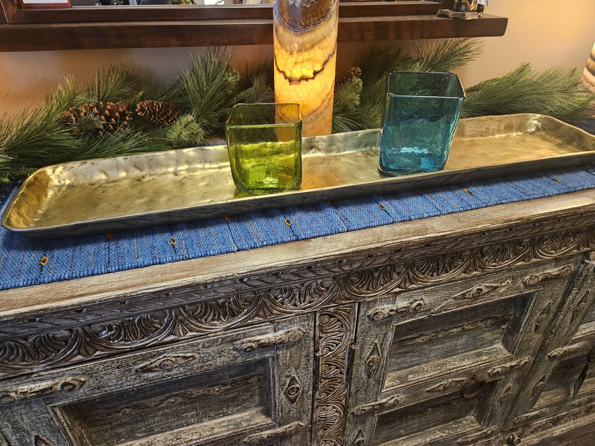 Uttermost Gold Mine Large Tray  41W x 9D x 2H