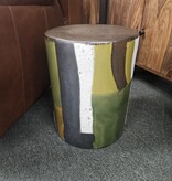 Uttermost Graph Garden Stool 13Diam x 18H