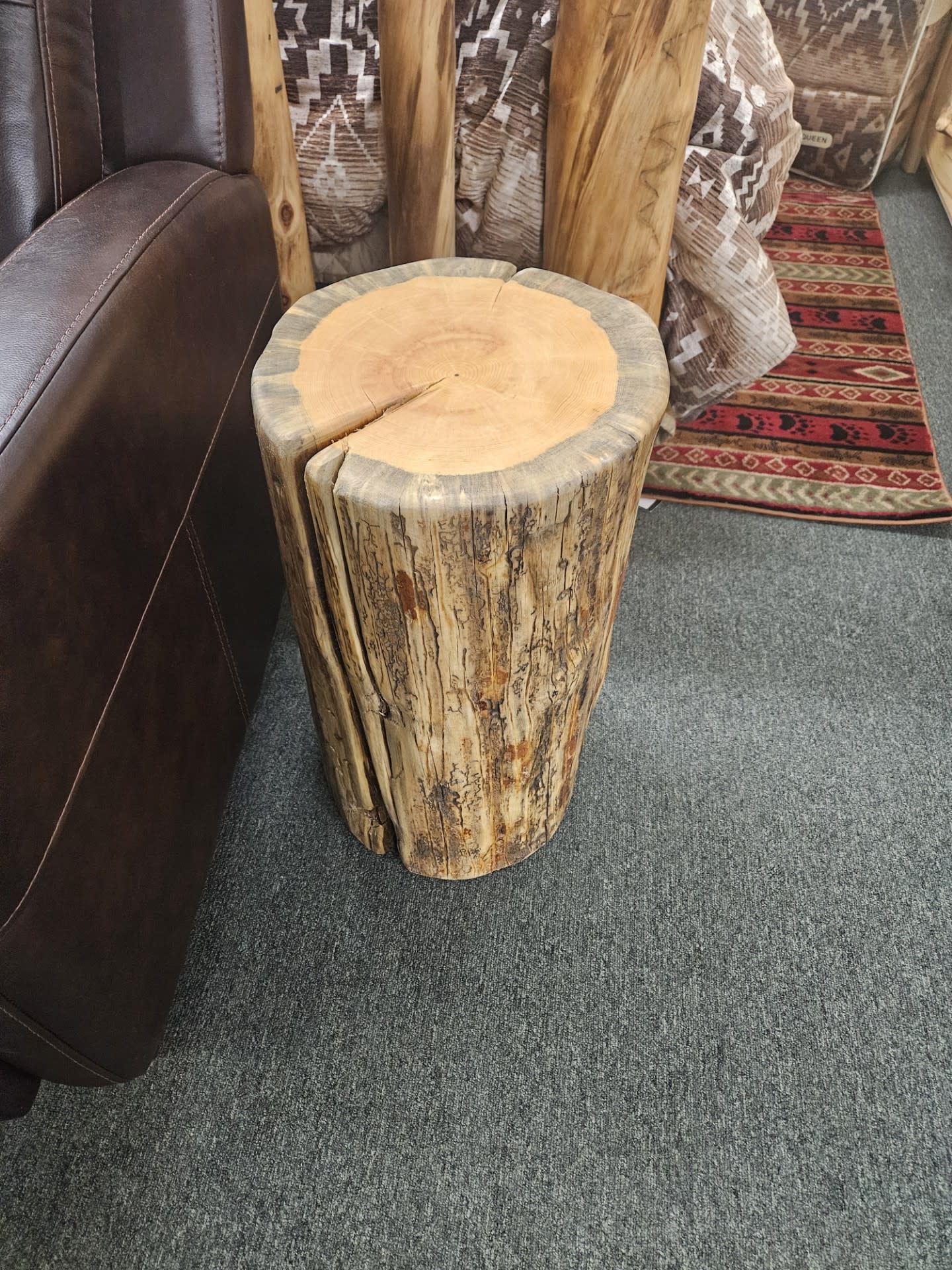 MCE Industries Log Stump Side Table/Stool