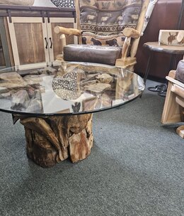 Uttermost Driftwood Coffee Table  36Dia x  18H