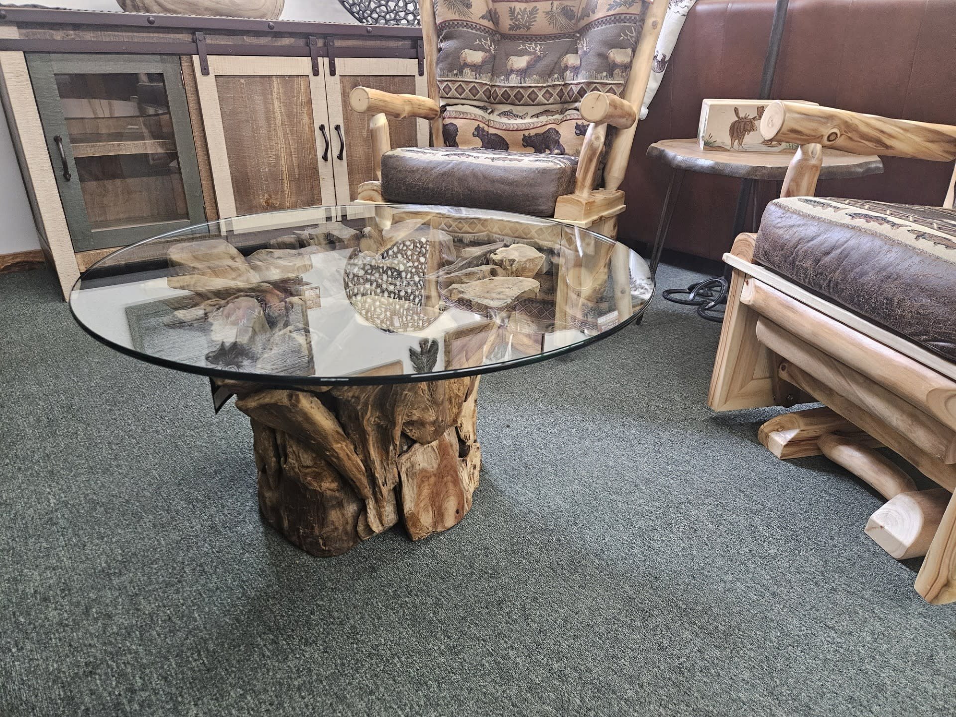 Uttermost Driftwood Coffee Table  36Dia x  18H