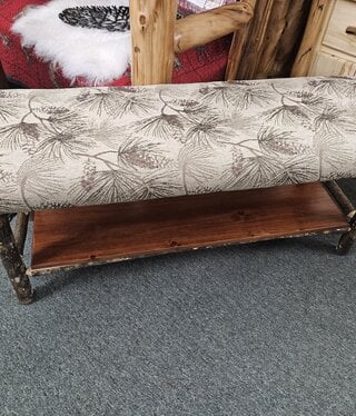 Green Gables New West Red Lodge Bench 18Hx50Wx18D