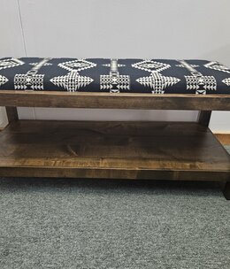 MCE Industries Bench with Removable Cushion, Small 39x16.5x18H