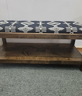 MCE Industries Bench with Removable Cushion, Small 39x16.5x18H