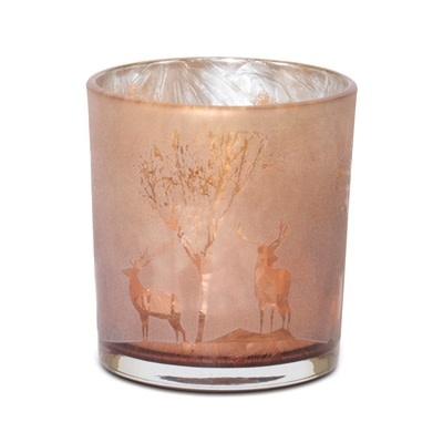 Melrose Fall Deer Votive Holders 3D x 3H