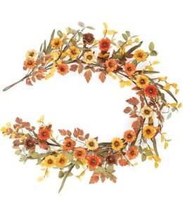 Melrose Mixed 5' Gerbera Daisy Garland