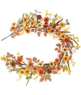 Melrose Mixed 5' Gerbera Daisy Garland