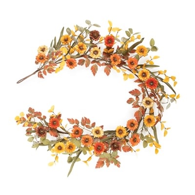 Melrose Mixed 5' Gerbera Daisy Garland