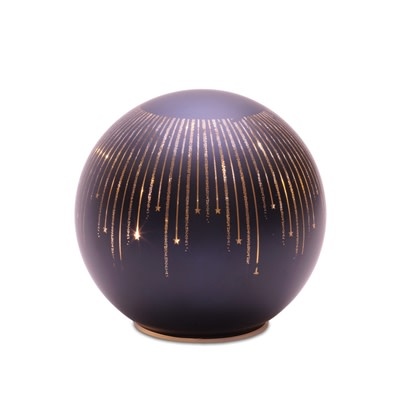 Melrose Globe with Hanging Stars-MEDIUM, 5.5"D