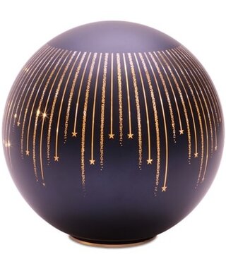 Melrose Globe with Hanging Stars-LARGE,7.75"D