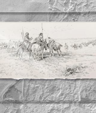 TAC Indians Meet First Wagon Trail West of Mississippi