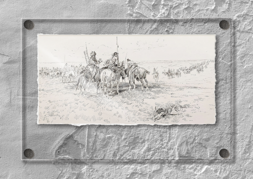 TAC Indians Meet First Wagon Trail West of Mississippi