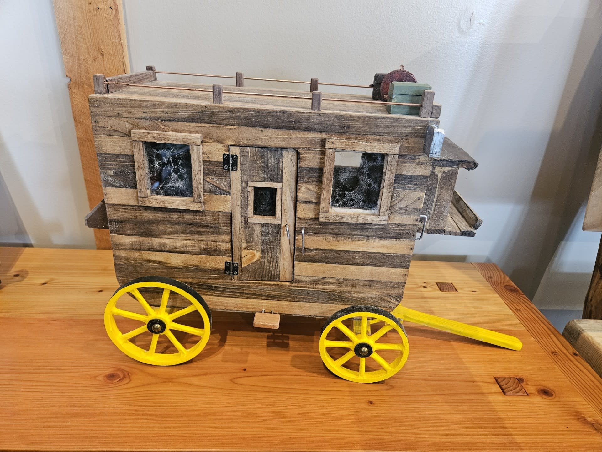 MCE Industries Wood Bank (Old Fashioned Stage Coach)