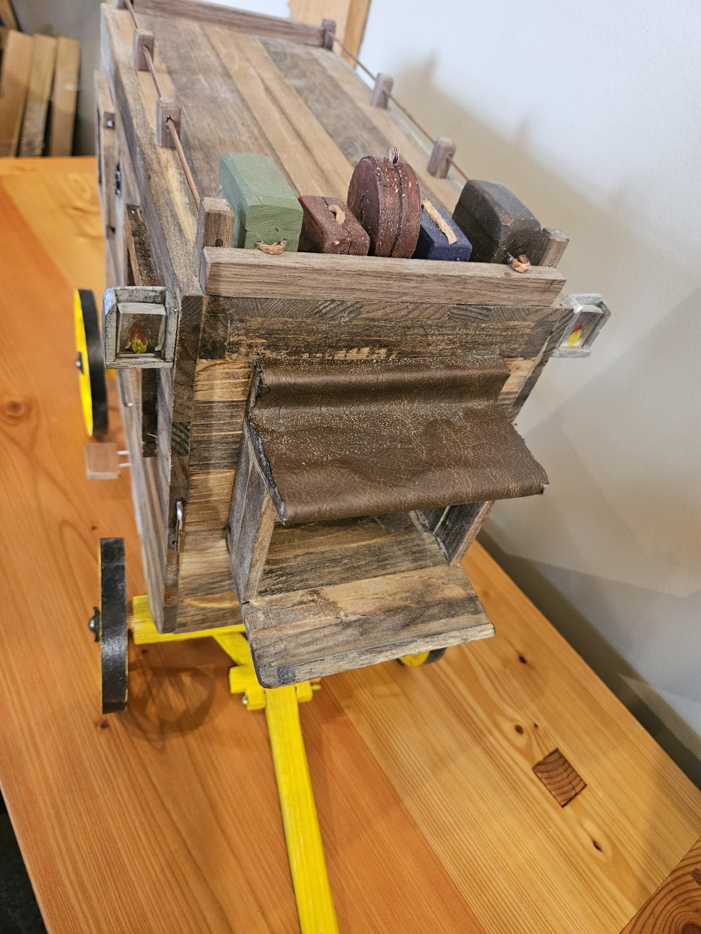 MCE Industries Wood Bank (Old Fashioned Stage Coach)