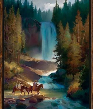 Colt Idol "Montana Oasis" Framed 76x52