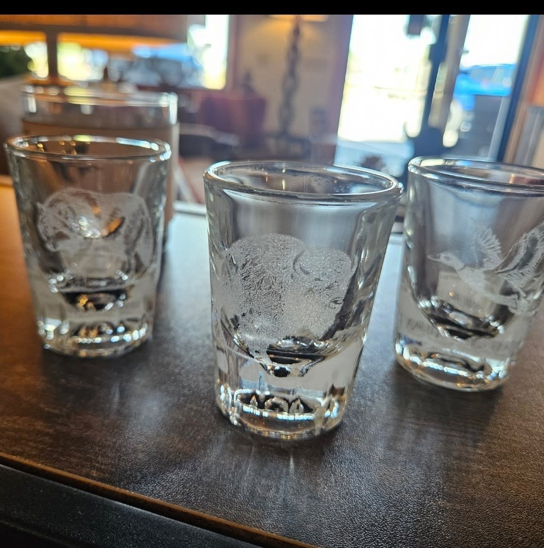 Pioneer Laser Engraved SHOT Glass
