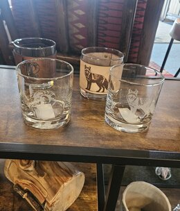 Pioneer Laser Engraved ROCKS Glass