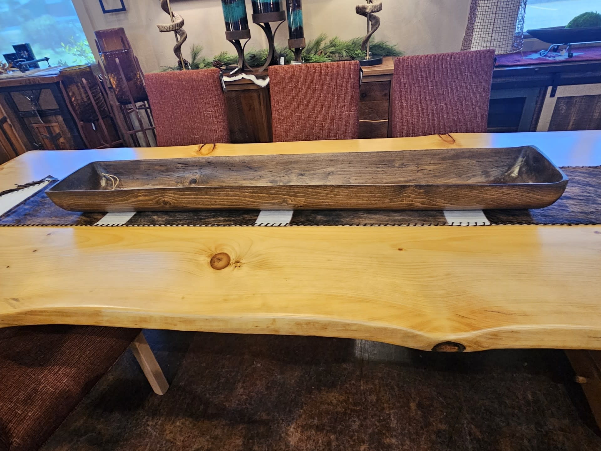 MCE Industries Wood Bowl 60L x 10D (Custom)
