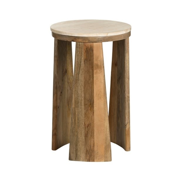 Crestview Liam Accent Table  15Diam x 24.5H
