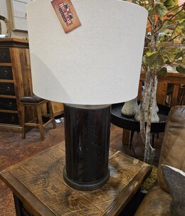 Crestview Rowan Oak Table Lamp 32"H