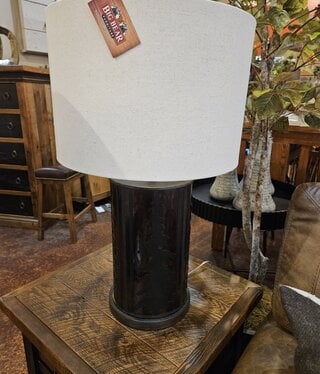 Crestview Rowan Oak Table Lamp 32"H