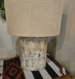 Crestview Birch Bark Table Lamp 24"H