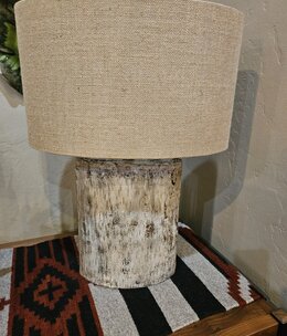 Crestview Birch Bark Table Lamp 24"H