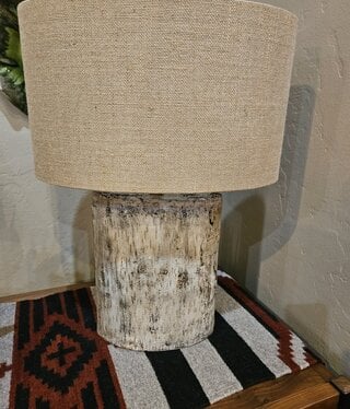 Crestview Birch Bark Table Lamp 24"H