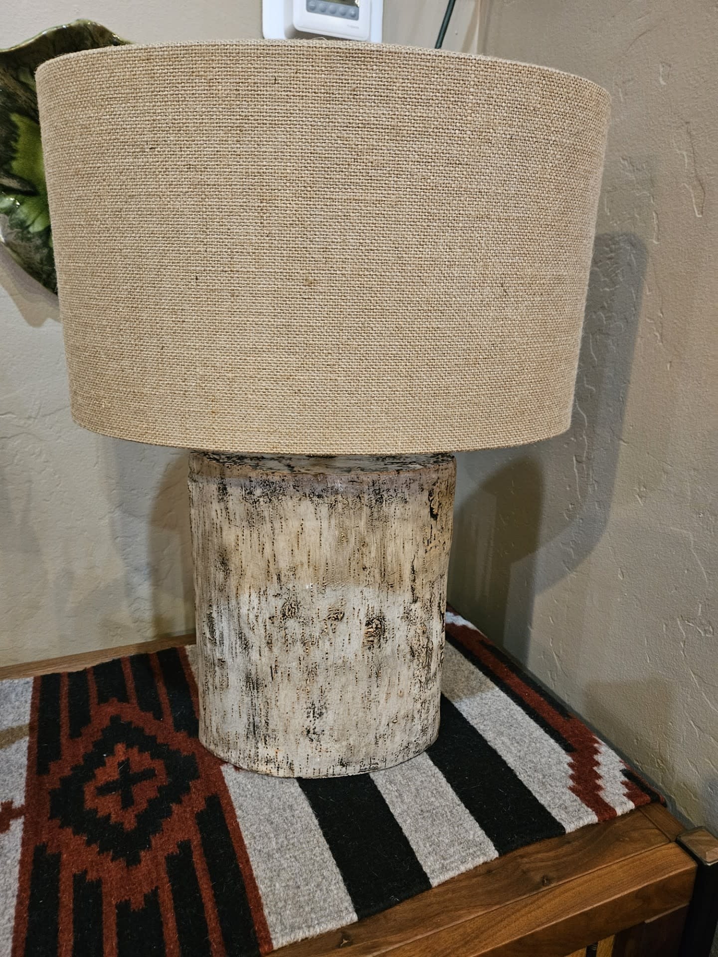 Crestview Birch Bark Table Lamp 24"H