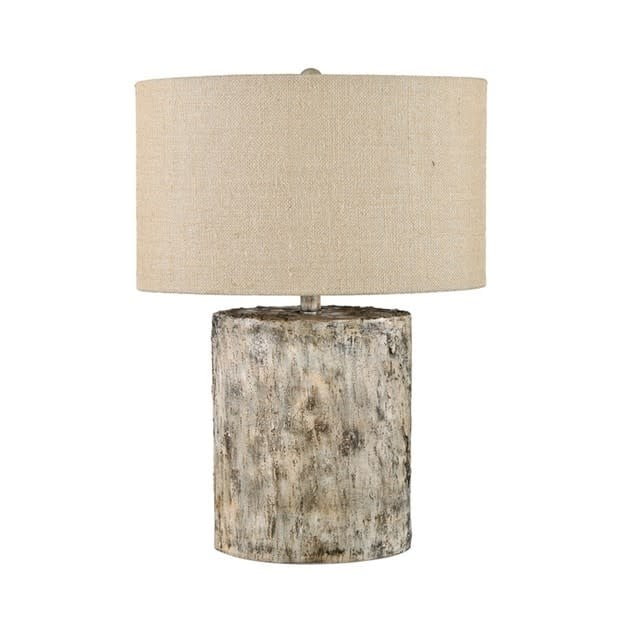 Crestview Birch Bark Table Lamp 24"H