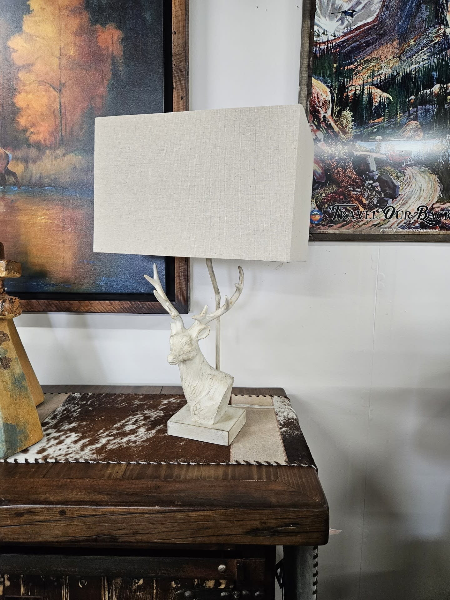 Crestview Northcott (Deer) Table Lamp 27.75"H