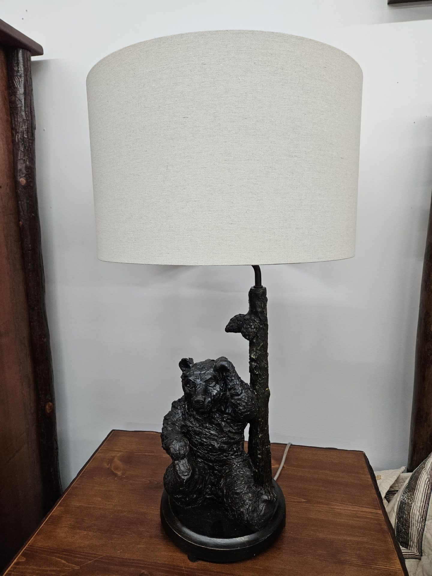 Crestview Smokey Pines (Bear) Table Lamp 31H