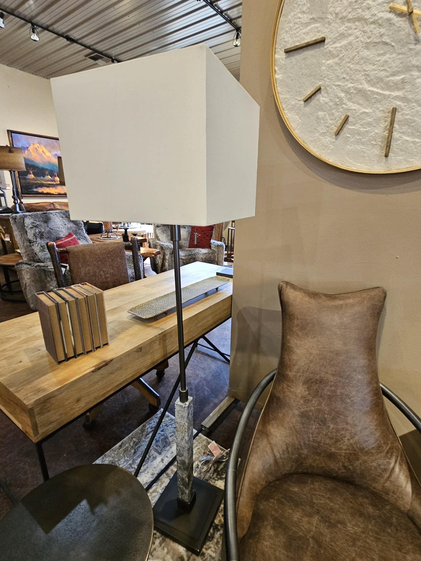Crestview Glasgow Floor Lamp 62.5H