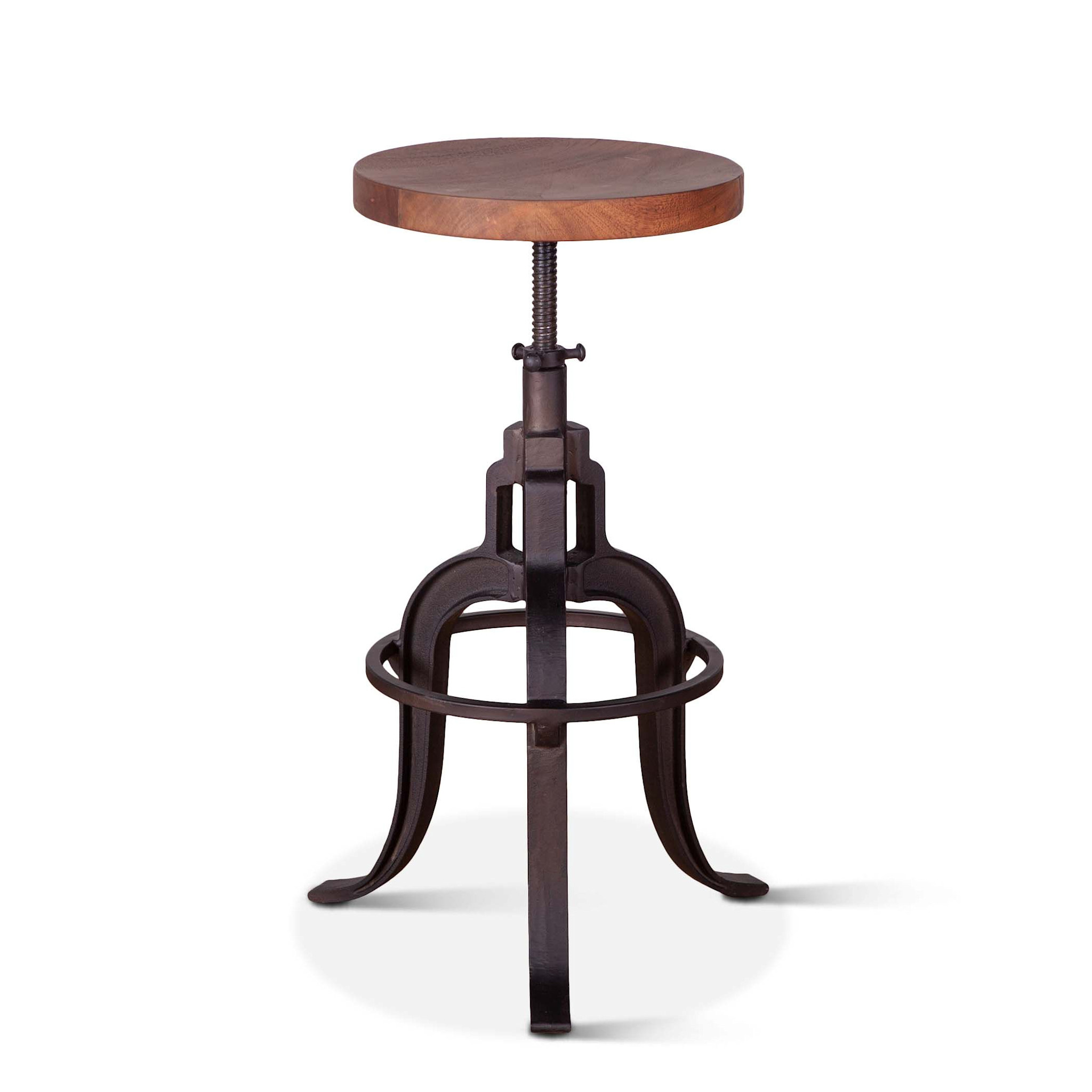 HTD 14" Adjustable Organic Forge Stool