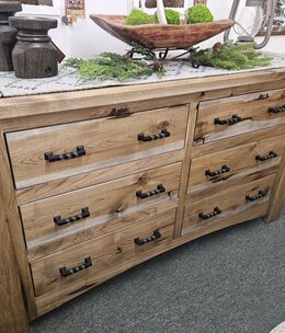 ALBC Hickory (Smooth) 6 Dwr Dresser 60x21x35.5