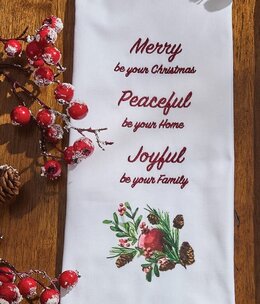 Park Design Pomegranite & Berries Dishtowel