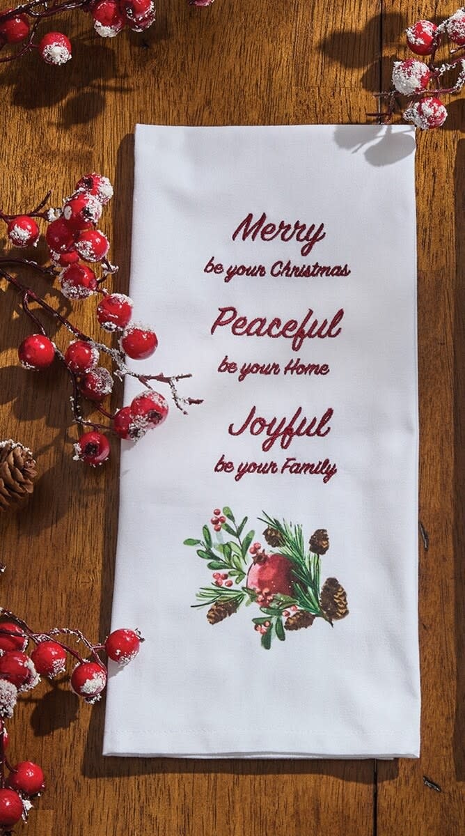 Park Design Pomegranite & Berries Dishtowel
