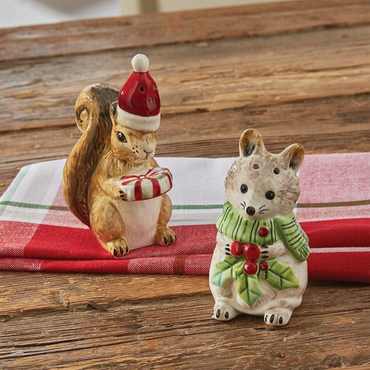 Park Design Farmhouse Snowman Salt & Pepper Set