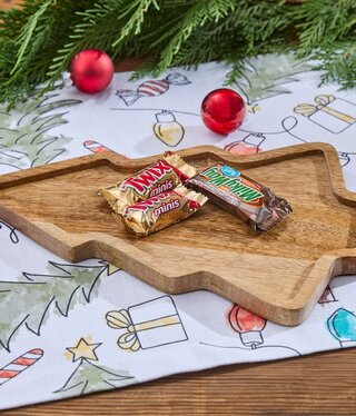 Park Design Wood Tree Snack Tray .5Hx11Lx8D
