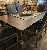 Hermie's Bowerston Dbl Pedastal Ext. Dining Table 42"x72"-108"