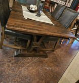 Hermie's Bowerston Dbl Pedastal Ext. Dining Table 42"x72"-108"