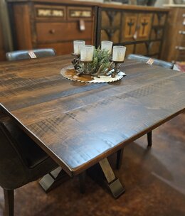 Hermie's X-Base Pedestal Table 48x48