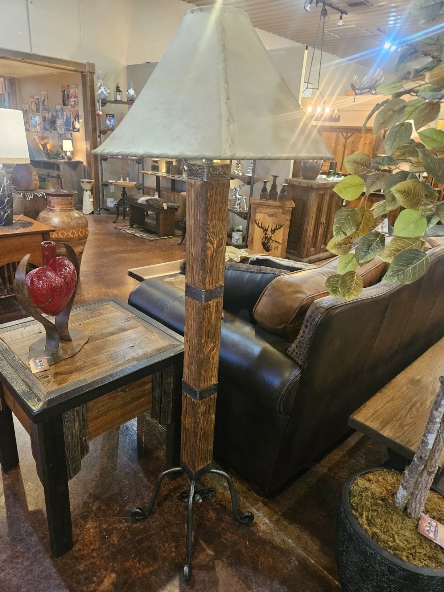 Mexican Country San Antonio Floor Lamp-LIGHT