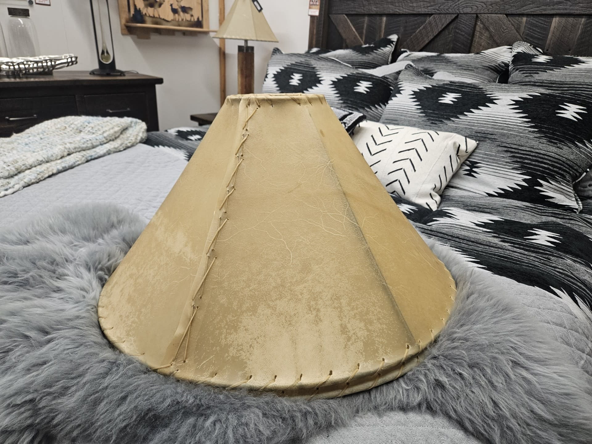 Mexican Country 24" Rawhide Lampshade