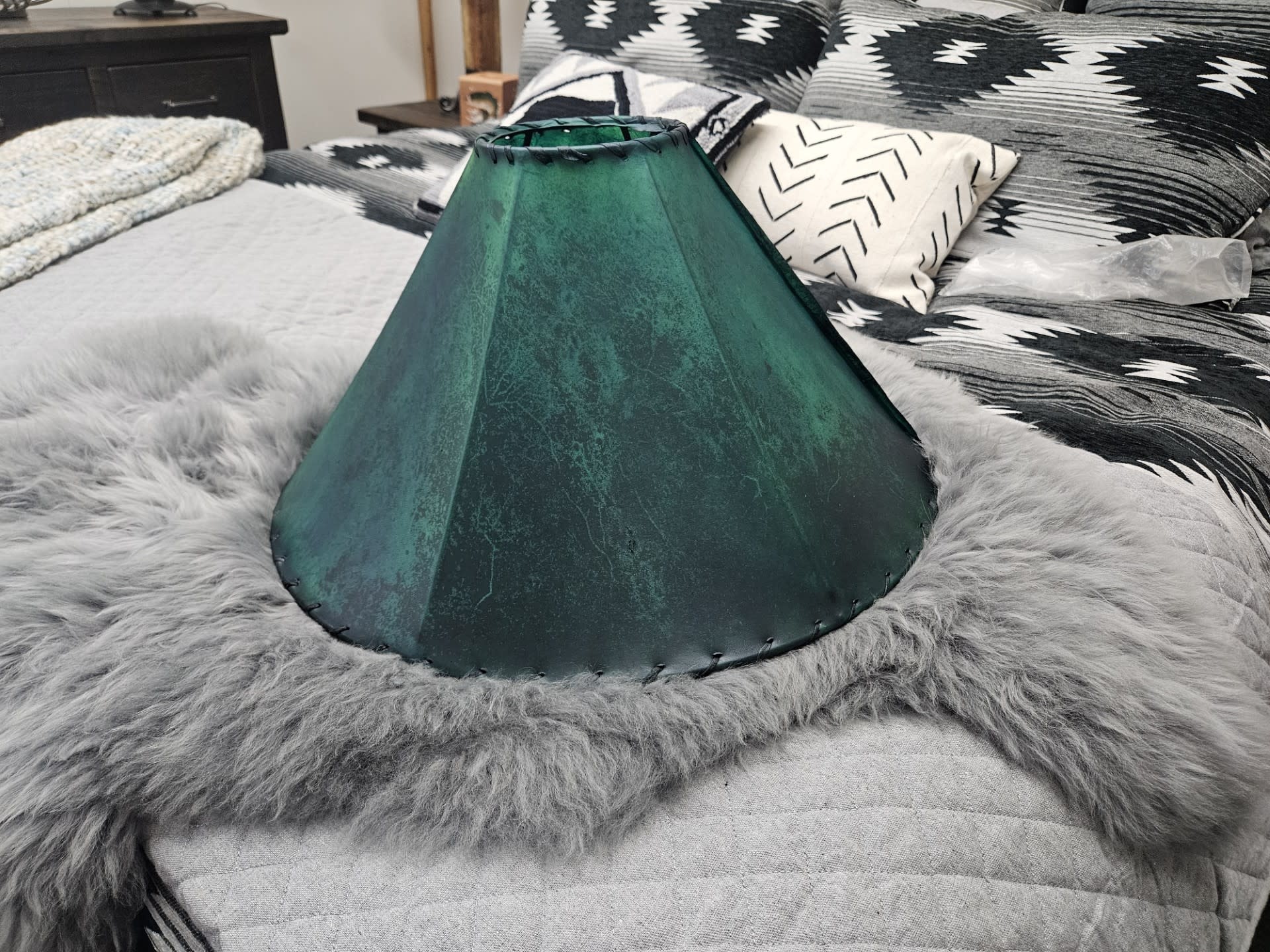 Mexican Country 20" Rawhide Lampshade